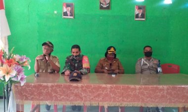 Polsek-Alor-Barat-Laut-Laksanakan-Pengamanan-Penyaluran-Bantuan-Langsung-Tunai-(BLT-DD)-Tahap-II