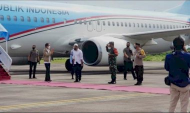 Kapolda-NTT-Sambut-Kedatangan-Presiden-RI-di-Sumba-Barat-Daya