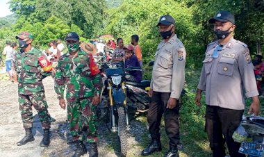 Rutin-Gelar-Pendisiplinan-di-Pasar,-Polsek-Alor-Timur-Laksanakan-Patroli
