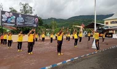 Jaga-Kebugaran-Personil,-Polres-Alor-Gelar-Olahraga-Pagi