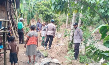 Polsek-Alsel-Lakukan-Kegiatan-Pengecekan-Korban-Bencana-Alam