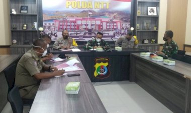 TNI-Polri-dan-Satpol-PP-Menggelar-Rapat-Penegakan-Hukum-Ops-Yustisi-Covid-19-di-Mapolda-NTT