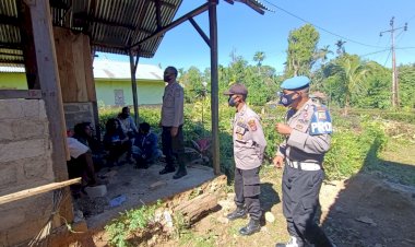 Polsek-Alsel-Laksanakan-Patroli-dan-Sambang