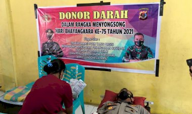 Jelang-HUT-Bhayangkara-Ke--75,-Polres-Alor-Gelar-Donor-Darah