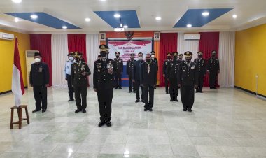 Peringati-Hari-Bhayangkara-ke-75,-Polres-Alor-ikuti-upacara-secara-Virtual