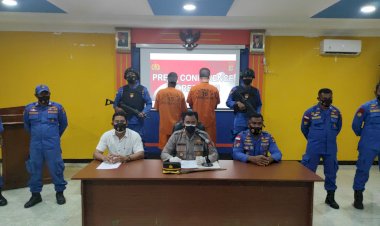 Polres-Alor-Gelar-Press-Release-Kasus-Bom-Ikan-Di-Pulau-Buaya