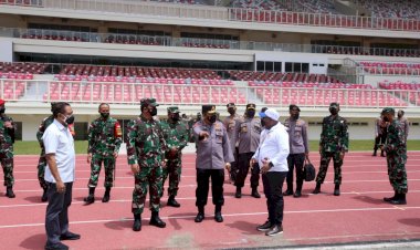 Panglima-TNI,-Kapolri-dan-Menpora-Tinjau-Kesiapan-Stadion-dan-Arena-Akuatik-PON-XX