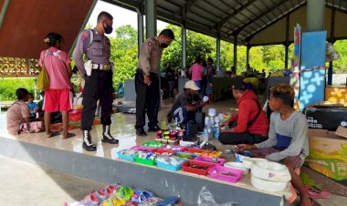 Polsek-Alor-Timur-Gencar-Lakukan-Patroli-Cipta-Kondisi-dan-Penegakkan-Prokes