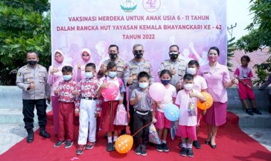 Vaksinasi-Merdeka-Anak-Dalam-Rangka-HUT-YKB-ke-42,-Kapolda-NTT-:-Kegiatan-Ini-Mendapat-Respon-Yang-Luar-Biasa