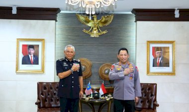Bertemu-Kepala-Kepolisian-Malaysia,-Kapolri-Bahas-PMI-Ilegal-Hingga-Penanganan-Covid-19