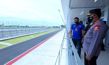 Cek-Kesiapan-Pramusim-MotoGP-Mandalika,-Kapolri-Pastikan--Pelaksanan-Prokes-Hingga-Pengamanan