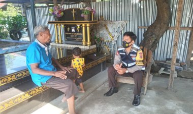 Bhabinkamtibmas-Sambanag-Warga-Desa-Binaan,-Wujudkan-Kemitraan