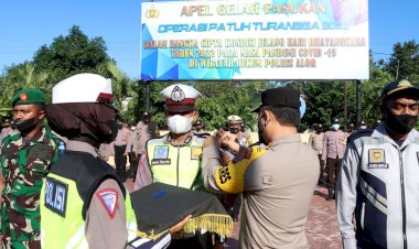 Polres-Alor-Laksanakan-Apel-Gelar-Pasukan-Operasi-Patuh-Turangga-2022