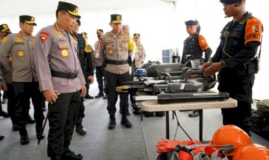 Cek-Peralatan-dan-Kesiapan-Personel,-Kapolri:-Semua-Tergelar-dengan-Baik