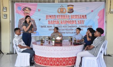 Gelar-Kegiatan-Jumat-Curhat-dengan-Masyarakat-dan-Mahasiswa,-Kapolda-NTT-dapat-Saran,-Masukan,-Keluhan-hingga-Apresiasi