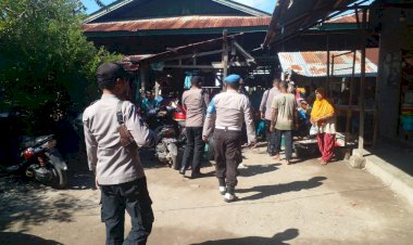 Polsek-Pantar-Laksanakan-PAM-Pasar-Tradisional-di-Pasar-Inpres-Kabir