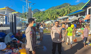 Antisipasi-Kerawanan-Jelang-Idul-Fitri,-Polsek-Pantar-Laksanakan-Pengamanan-Pasar-Bakalanng