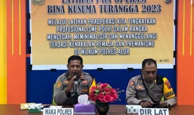Waka-Polres-Alor-Pimpin-Latihan-Pra-Operasi-Bina-Kusuma-Turangga-2023