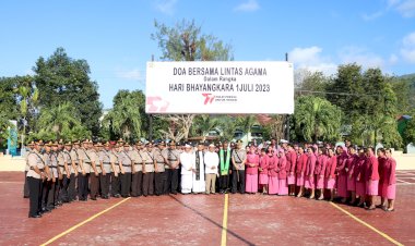 Sambut-Hari-Bhayangkara-ke-77,-Polres-Alor-Gelar-Doa-Bersama-Lintas-Agama