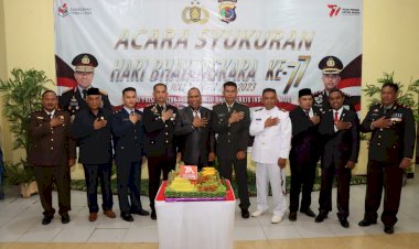 Peringati-Hari-Bhayangkara-ke-77,-Polres-Alor-Gelar-Syukuran