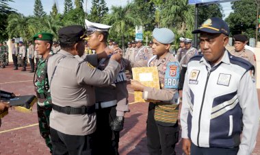 Polres-Alor-Laksanakan-Apel-Gelar-Pasukan-Ops-Patuh-Turangga-2023