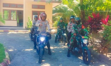 Wujudkan-Sinergitas-TNI-POLRI,-Polsek-Alor-Timur-Laut-Bersama-Posramil-Alor-Timur-Laut-Gelar-Patroli-Gabungan