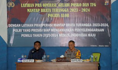 Jelang-Operasi-Mantap-Brata,-Polres-Alor-Gelar-Latihan-Pra-Operasi-Gladi-Posko-dan-TFG-Mantap-Brata-Turangga-2023---2024