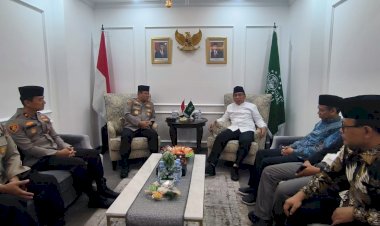 Dikunjungi-Kaops-NCS,-Gus-Yahya-Nilai-Polri-Berhasil-Jaga-Ketentraman-Jelang-Pemilu