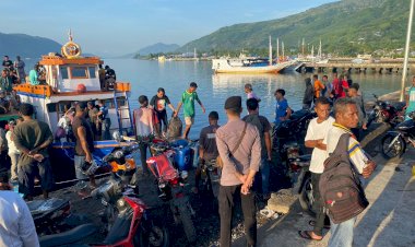 Antisipasi-Situasi-Kamtibmas,-Pos-Pengamanan-KP3-Laut-Melaksanakan-Pengamanan-Di-Pelabuhan