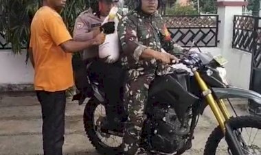 Bhabinkamtibmas-dan-Babinsa-Kalabahi-Timur-Bagikan-Bantuan-dan-Himbau-Warga-agar-Waspada-Terhadap-Kejahatan-Perdagangan-Orang