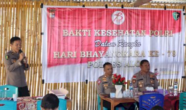 Jelang-Hari-Bhayangkara-Ke-78,-Polres-Alor-Gelar-Bakti-Kesehatan