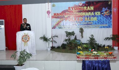 Syukuran-Hari-Bhayangkara-ke-78-di-Polres-Alor:-Menguatkan-Sinergi-dan-Dedikasi-untuk-Masyarakat