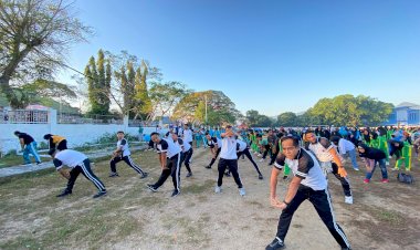 Personel-Polres-Alor-Ikut-Meriahkan-Jalan-Santai,-Senam-Massal,-dan-Car-Free-Day-di-Kalabahi