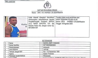 Polres-Alor-Tetapkan-Nanda-Zimry-Wabang-sebagai-DPO-Kasus-Pengrusakan