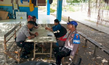 Polsek-Alor-Timur-Gelar-Patroli-Dialogis-di-PLTD-Maritaing,-Tekankan-Pentingnya-Menjaga-Kamtibmas