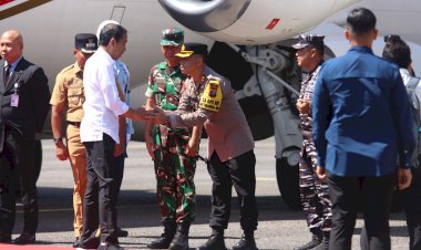 Kapolres-Alor-dan-Dandim-1622-Alor-Turun-Langsung-Amankan-Kunjungan-Kerja-Presiden-Joko-Widodo-di-Kab.-Alor