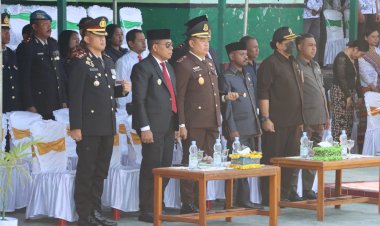 Kapolres-Alor-Hadiri-Upacara-HUT-TNI-Ke-79-di-Makodim-1622/Alor