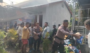 Kebakaran-di-Kelurahan-Kalabahi-Tengah,-Polres-Alor-Lakukan-Pemadaman-dan-Evakuasi