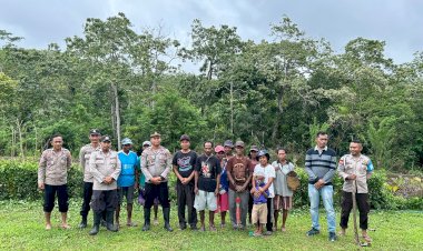 Dukung-Ketahanan-Pangan,-Polsek-Alor-Selatan-Inisiasi-Penanaman-Jagung