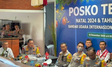 Kapolri-&-Panglima-TNI-Tinjau-Posko-Terpadu-Operasi-Lilin-2024-di-Bandara-I-Gusti-Ngurah-Rai
