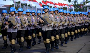 Polri-Kembali-Kirim-Pasukan-untuk-Misi-Perdamaian-PBB,-Latpragas-Satgas-FPU-7-MINUSCA-Resmi-Dimulai