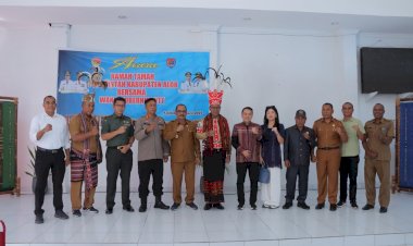 Kapolres-Alor-Hadiri-Penyambutan-Wakil-Gubernur-NTT-di-Bandara-Mali