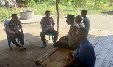 Polsek-Alor-Timur-Gencarkan-Patroli-Dialogis-di-Maritaing,-Sampaikan-Pesan-Kamtibmas-kepada-Warga