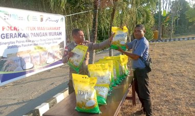 Polsek-Abal-Gelar-Gerakan-Pangan-Murah,-Warga-Apresiasi-Harga-Beras-Terjangkau