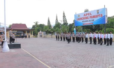 Kapolres-Alor-Pimpin-Apel-Launching-PAMAPTA-Dilanjutkan-dengan-Simulasi-TPTKP-dan-Olah-TKP