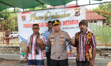 Kapolres-Alor-Hadiri-Prosesi-Adat--Perdamaian-antara-Pemuda-Welai-Barat-dengan-Wetabua