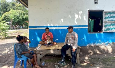 Sambang-Kamtibmas-Polsek-Pantar,-Warga-Desa-Bandar-Diajak-Aktif-Jaga-Keamanan-Lingkungan