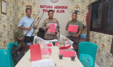 Polres-Alor-Sita-Sejumlah-Barang-Bukti-Tindak-Pidana-Konvensional-Periode-Januari–Mei-2026