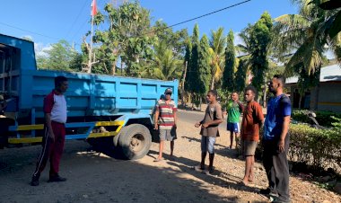 Polsek-Alor-Timur-Sambangi-Warga-Maritaing,-Perkuat-Kemitraan-dan-Cegah-Gangguan-Kamtibmas