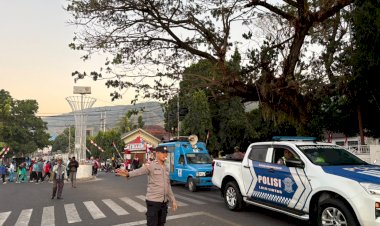 Polres-Alor-Amankan-Jalan-Santai-dan-Senam-Massal-Semarak-HUT-ke-81-RI